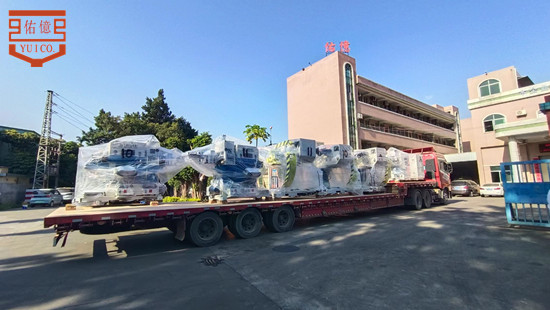 忙中有序！雙頭料架沖床三合一送料機(jī)再發(fā)貨珠海